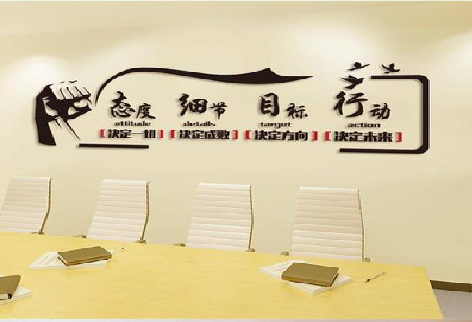 思南企业文化墙主要展示什么？