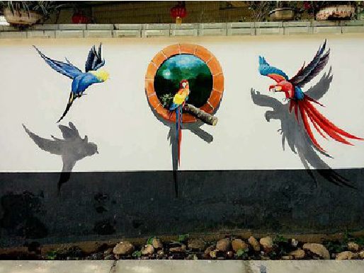 思南视觉错位-3D墙绘设计