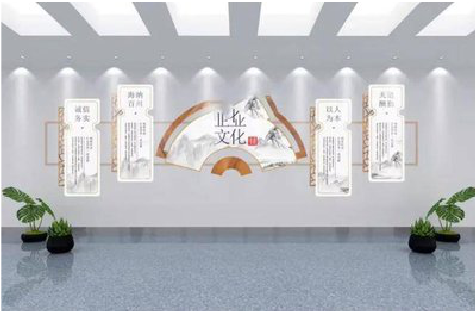 思南企业文化墙设计的核心要素。