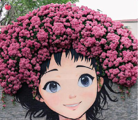 思南墙体彩绘-网红墙打卡